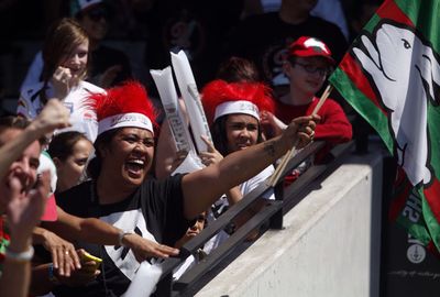 It was jubilation all round as fans went into raptures as the players arrived at Redfern Oval.