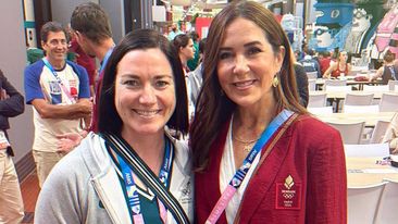 Anna Meares and Queen Mary of Denmark
