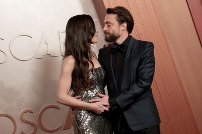 Jazz Charton and Kieran Culkin attend the 97th Annual Oscars at Dolby Theatre on March 2, 2025 in Hollywood, California.