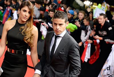 Rodriguez attended the ceremony with his wife.