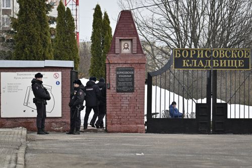 The funeral of Russian opposition leader Alexei Navalny