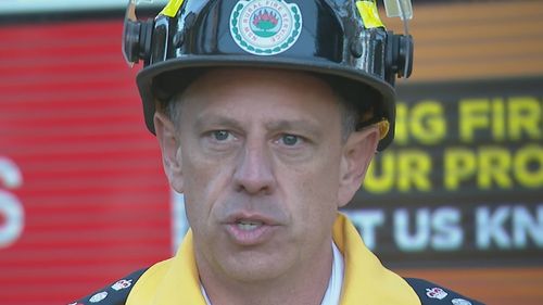 NSW RFS Commissioner Trent Curtin said firefighters had to initially retreat due to the dangerous nature of the situation.