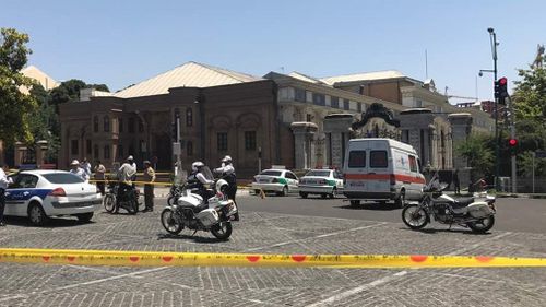 The attackers stormed Iran's parliament and the Khomeini Shrine. (Getty)