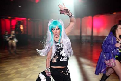 The best fan fashion at Lady Gaga's Sydney show - GAGA LIVE at Town Hall, Sydney, July 13, 2011.
