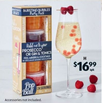 Aldi bursting bubbles pack