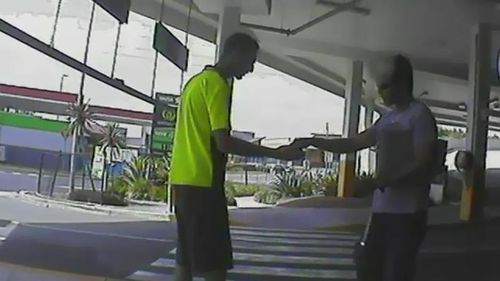 A Queensland man caught on camera taking advantage of kind-hearted strangers. (A Current Affair)