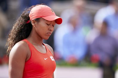 Naomi Osaka during the 2020 Fed Cup Qualifier between Spain and Japan