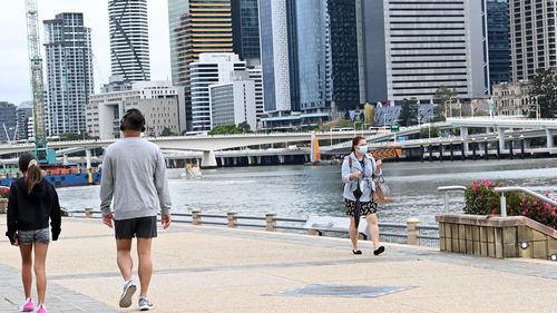 Brisbane CBD from Southbank