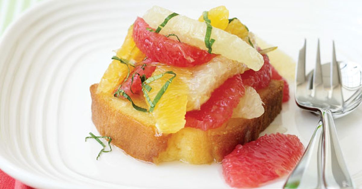 Orange grapefruit and mint zinger - 9Kitchen