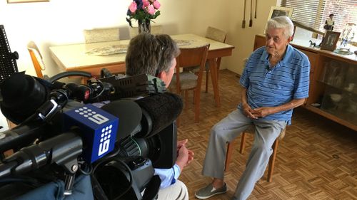 Harry McLoud was 19 when he rode to victory in the Melbourne Cup. (9NEWS)