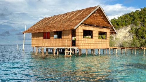 Raja Ampat Research and Conservation Centre (RARCC) facility on Kri Island.