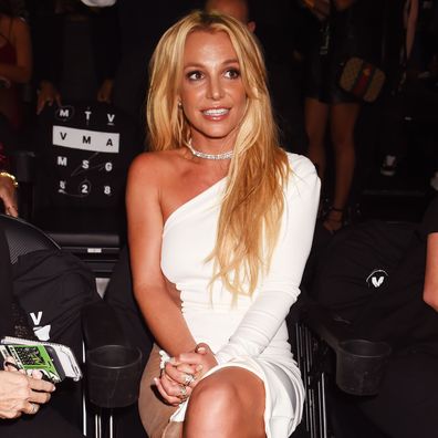 Britney Spears at the 2016 MTV Video Music Awards at Madison Square Garden on August 28, 2016 in New York City.
