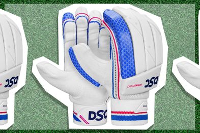 9PR: DSC Intense Force Leather Cricket Batting Gloves