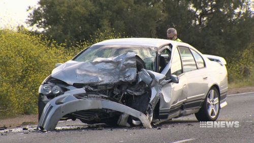 Scott had reached speeds of up to 169km/h in the minutes leading up to the crash. (9NEWS)