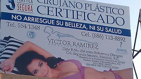 Kim Kardashian threatens legal action over use of image on cosmetic surgeon's billboard