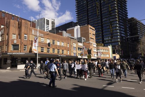 Sydney lockdown protests