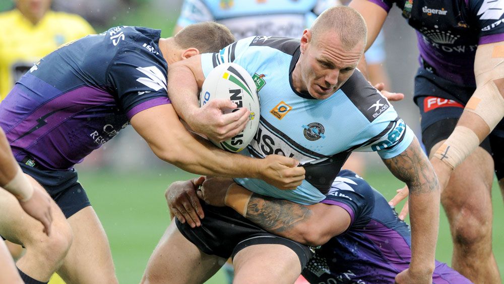 Luke Lewis has signed a one-year contract extension with the Cronulla Sharks. (AAP)