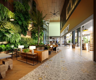 Lobby of The Bailey, Cairns