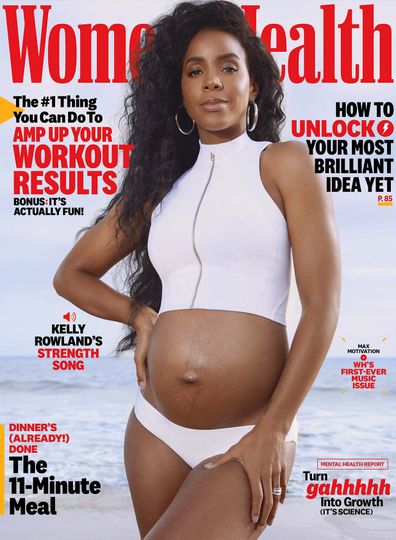 Kelly Rowland reveals pregnancy on Women's Health cover