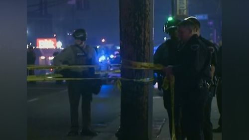 Riot police in Ferguson during last year's riots. (9NEWS)