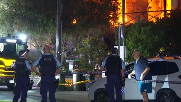 Huge house fire in Sydney's inner west