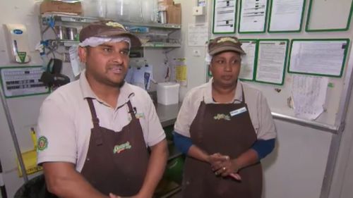 The owners of the Hampton Park store said they "live in fear" following the robbery. (9News)