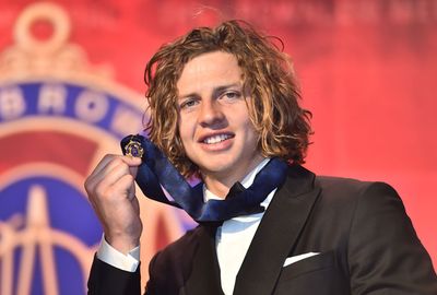 Fyfe won his, and Fremantle's first Brownlow Medal. (AAP)