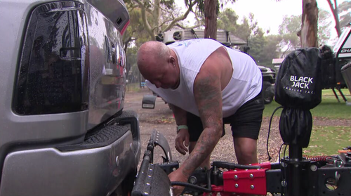 Richard Croydon, uomo della Gold Coast, è da quattro settimane in un viaggio di nove mesi.