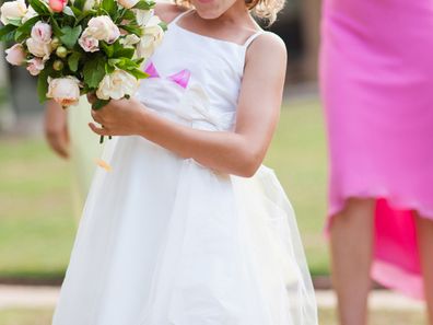 Flowergirl at wedding