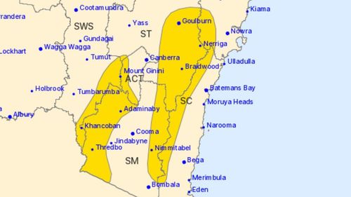 New South Wales has been hit with strong and damaging winds as a spring cold front moves over Australia's east coast