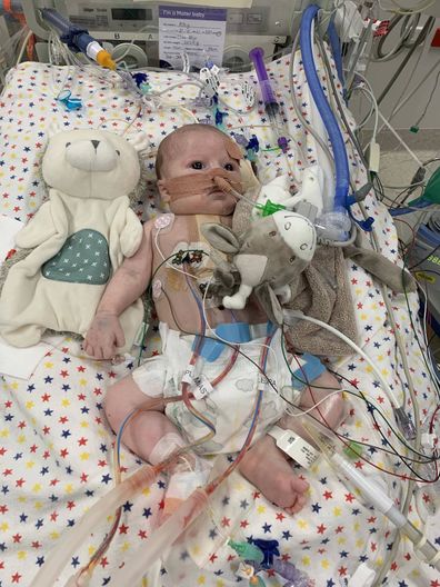 Riley was born with a number of serious heart defects.