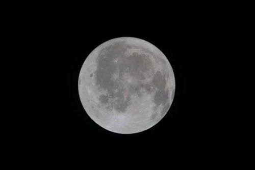 This photo provided by NASA shows the moon seen from the Orion spacecraft Integrity during the Artemis II mission on Friday, April 3, 2026. (NASA via AP)