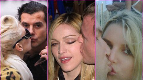 Awkward! Celebrity kisses gone wrong