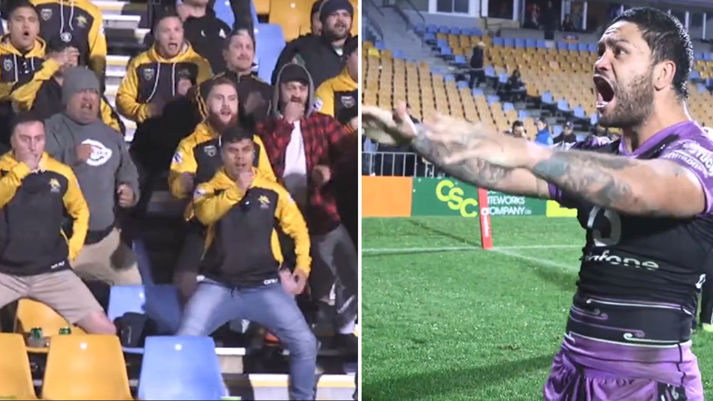 NZ Warriors fans honour Issac Luke with haka after 250th NRL game