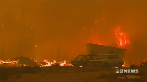 A total of 106 Portuguese lost their lives when wildfires hit farming communities last year.. Picture: 9NEWS