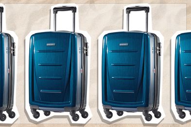 9PR: Samsonite Winfield 2 Hardside Expandable Luggage with Spinner Wheels, Carry-On 20-Inch, Deep Blue