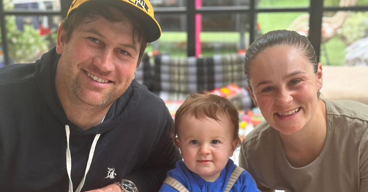 Ash Barty celebrates son Hayden's first birthday with an iconic birthday cake