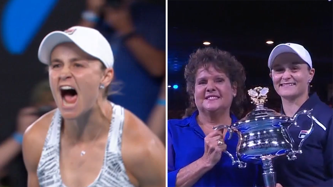 Ash Barty joins elite group of champions by winning Grand Slams on all three surfaces