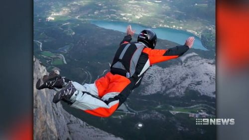 Fathers has been base jumping for 20 years.