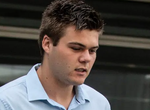 Rhyce Butcher Corney pleaded guilty to the assault on Andrew McNab and was handed a suspended 20 month sentence. 