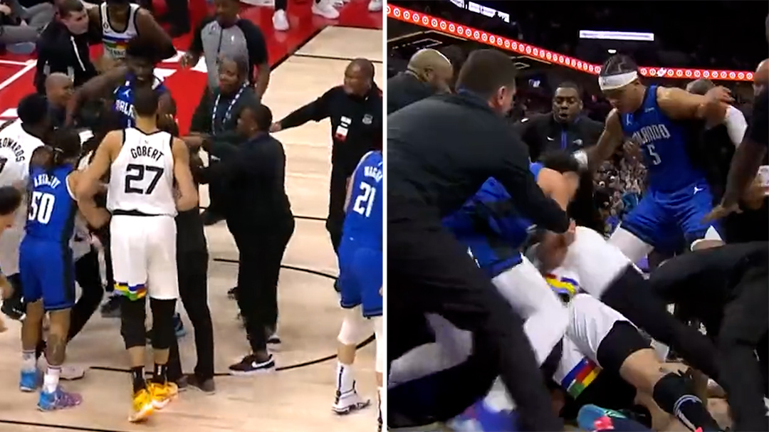 'Embarrassing' NBA brawl leads to ejection of five players from clash between Magic and Timberwolves