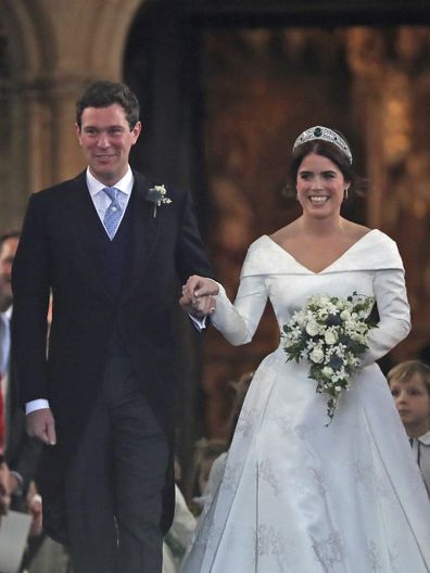 Princess Eugenie and Jack Brooksbank were married on 12 October at Windsor Castle in 2018.