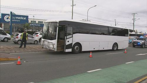 Gold Coast bus crash - teenage students steer it to safety after driver had heart attack