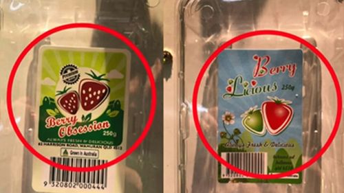 Berry Obsession and Berrylicious have been recalled in Queensland, New South Wales and Victoria.