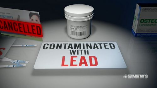 The TGA found Duro-K potassium chloride was contaminated with lead.