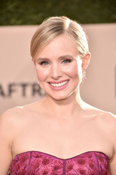 <p><strong><em>Blush</em></strong></p>
<p>SAG host Kristen Bell went for a soft and feminine beauty look for her first-ever major hosting role. Bell's softly, blushed cheeks hit all the right notes and complemented her delicate pink J. Mendel gown.</p>