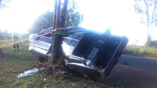 Passenger badly injured and rare Ford Mustang wrecked in Gympie crash