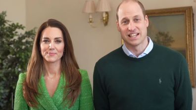 Kate Middleton and Prince William's playful video message for St Patrick's Day