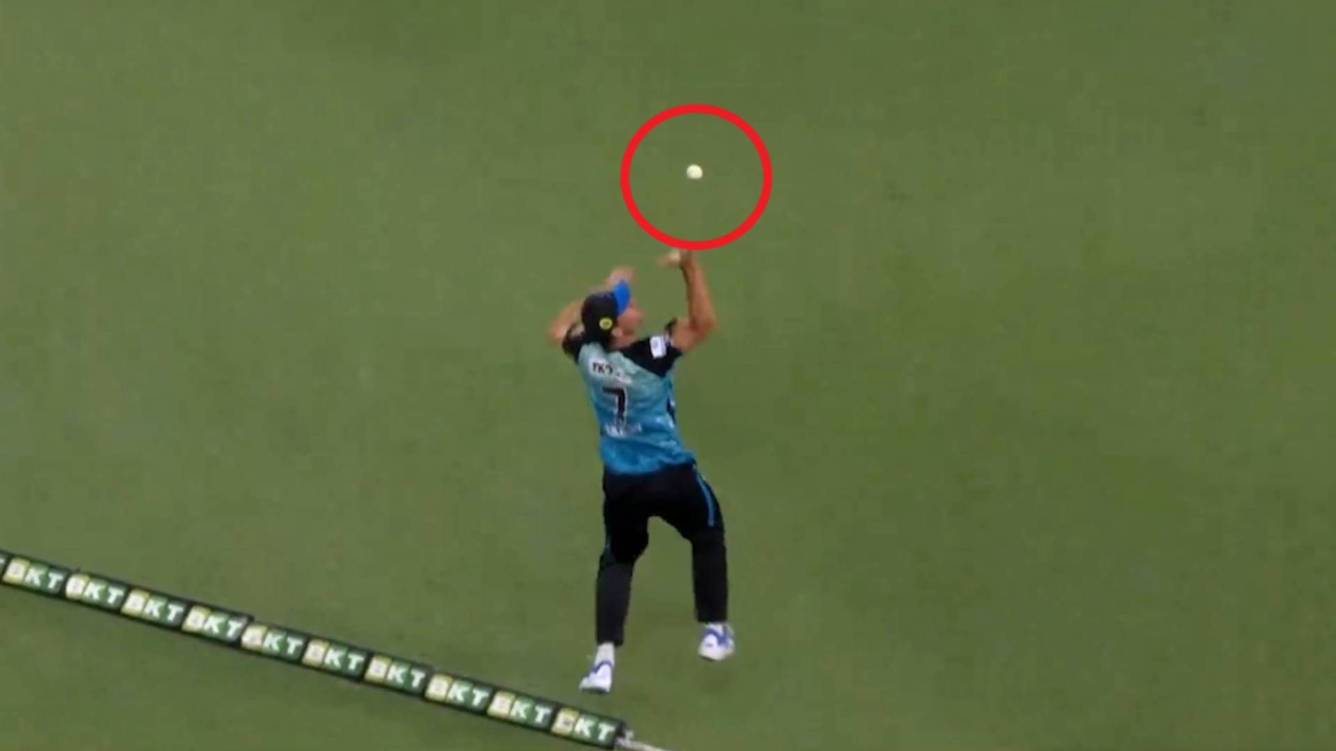 'Absolute beauty': Adelaide Strikers advance in BBL finals after insane James Bazley catch