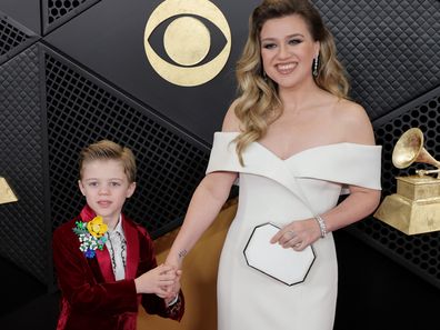 Remington Alexander and Kelly Clarkson 